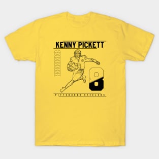 Kenny Pickett || Black retro | Football T-Shirt